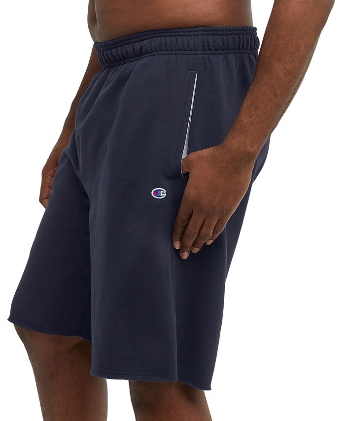Champion Mens Fleece 10 Shorts Blue Size 2xl