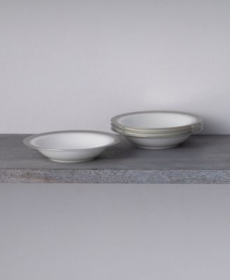 Odessa Platinum Set of 4 Fruit Bowls, Service For 4