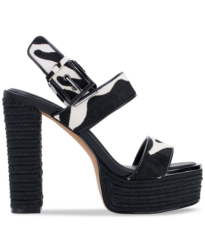 DKNY Yadira Ankle-Strap Slingback Platform Sandals - Macy's