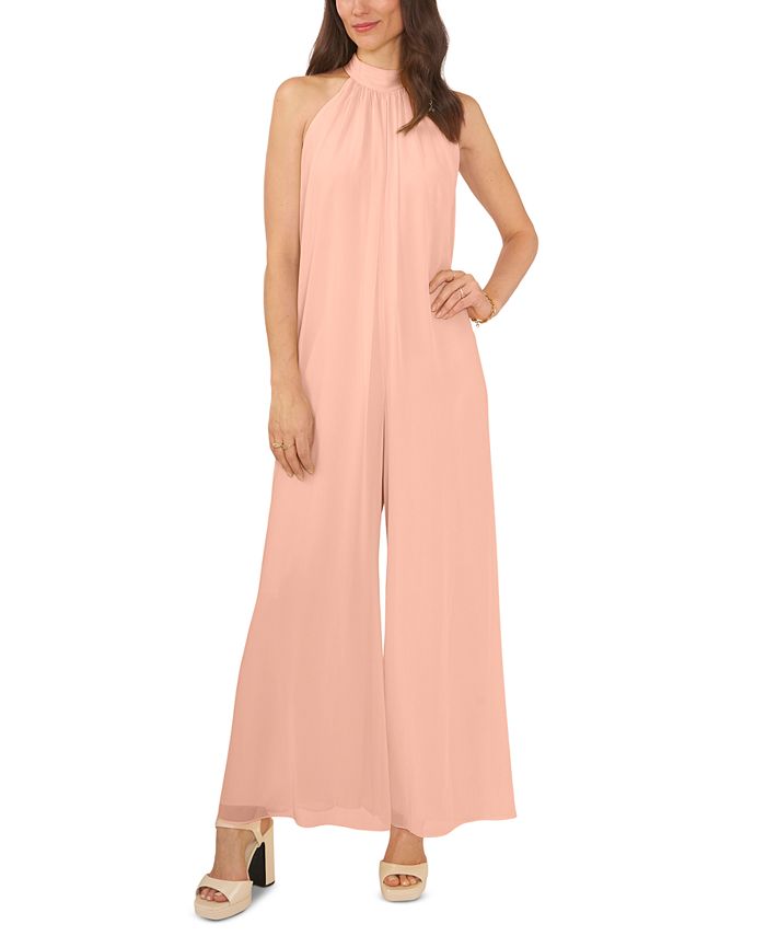 Vince camuto pink jumpsuit top