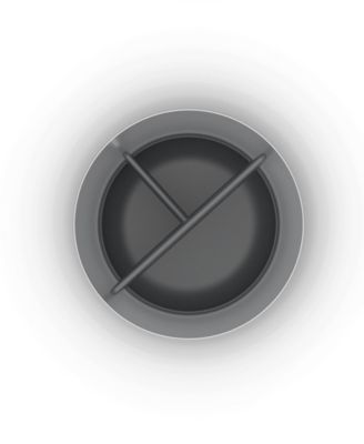 Easy Store Luxe Stainless-Steel Toothbrush Caddy