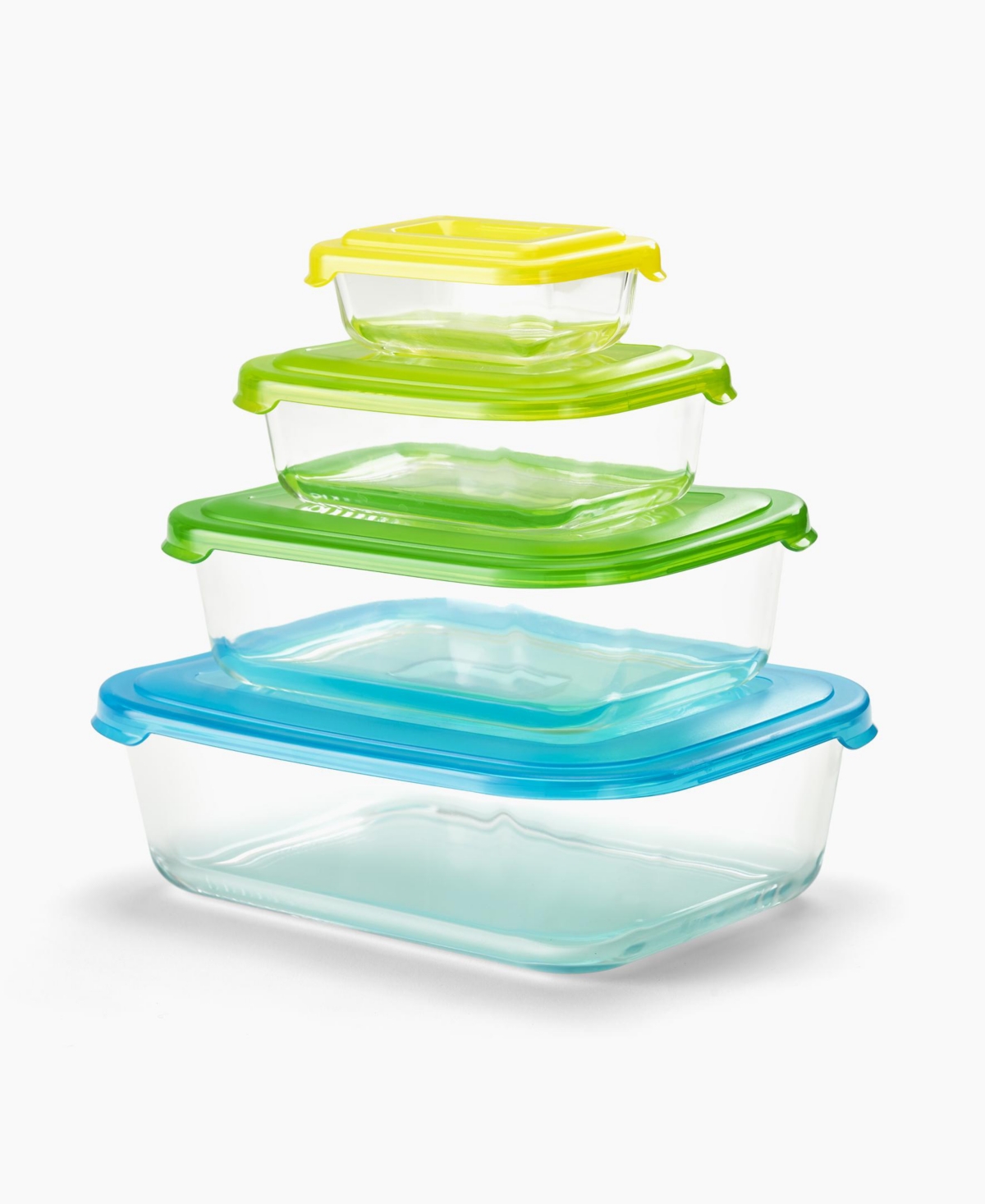 Nest Glass Storage 8-Piece Set - Multi-Color