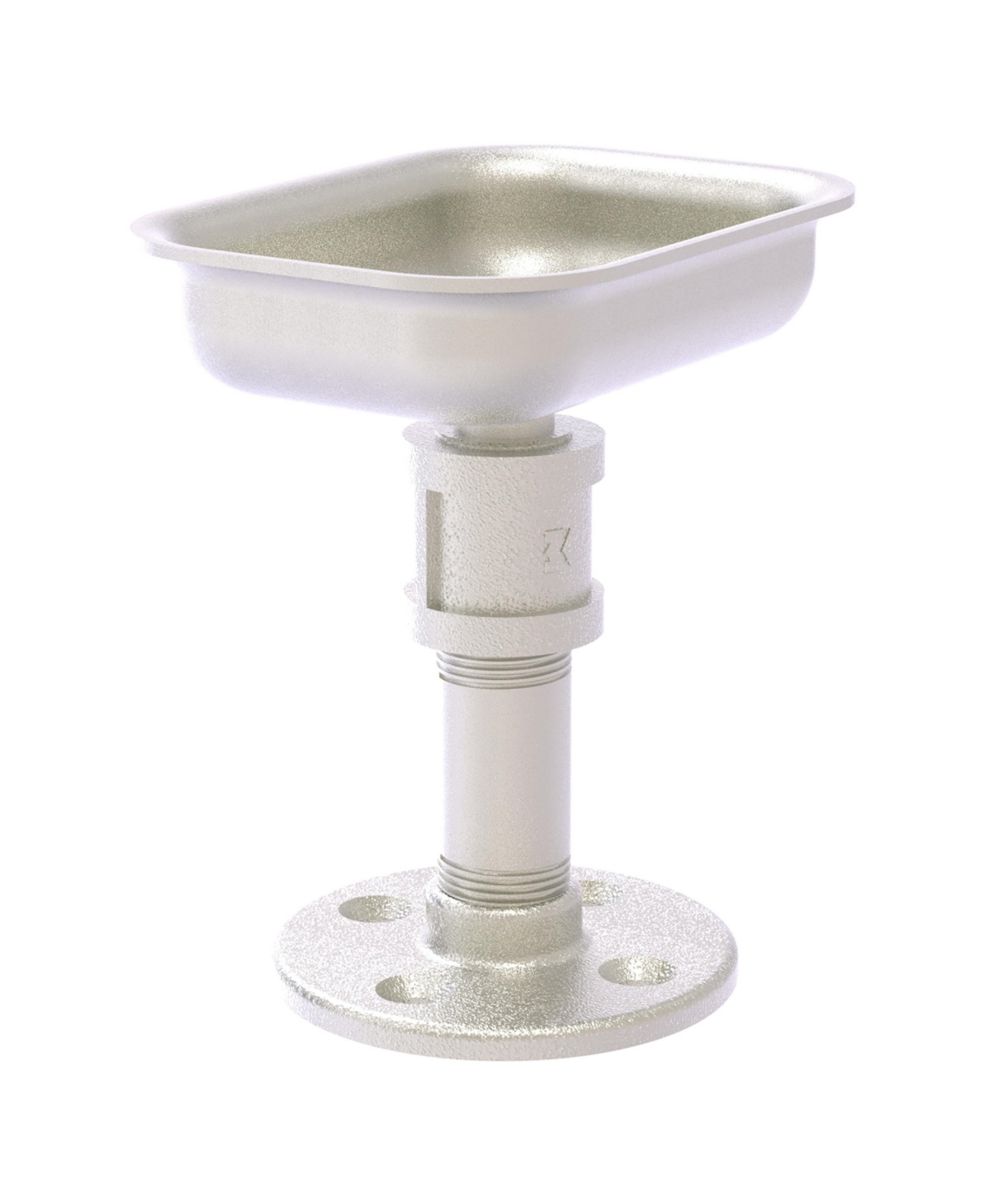 Allied Brass Pipeline Collection Vanity Top Soap Dish In Satin Nickel