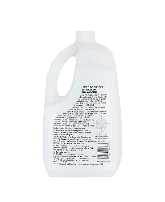 Zero Odor 64oz Cat Pet Odor Eliminator Refill Macy's