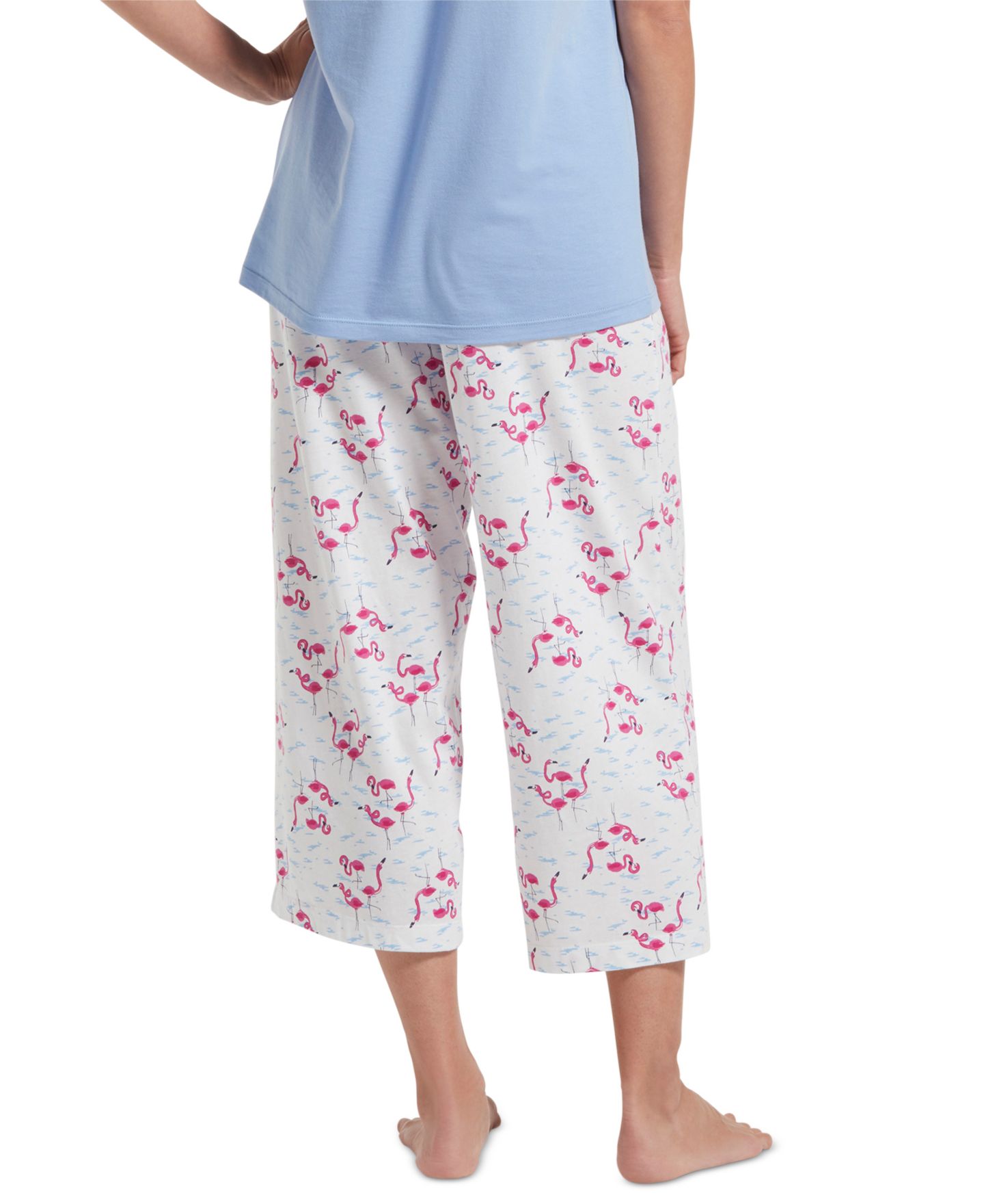 Женские брюки Hue Sleepwell Basic Tee and Pant Separates with Temperature Regulating Technology, цвет: Анималистичный — фото 41