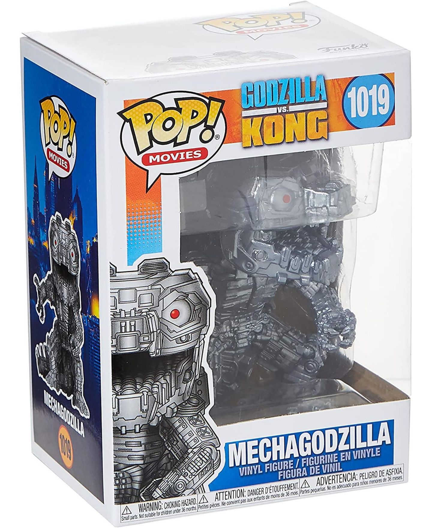 Детская фигурка Funko Godzilla Vs Kong POP Vinyl Figure Mechagodzilla (Metallic), цвет: Серебряный — фото 3