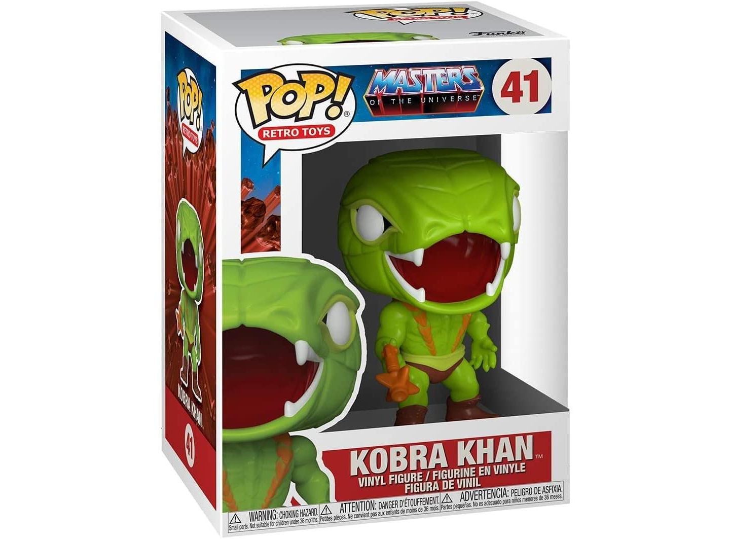 Виниловая фигурка Funko Pop! Masters of the Universe Kobra Khan, 3.75", от 3 лет, цвет: Зелёный — фото 3