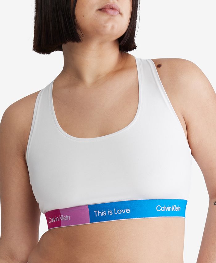 Pride This Is Love Plus Size Colorblock Unlined Bralette