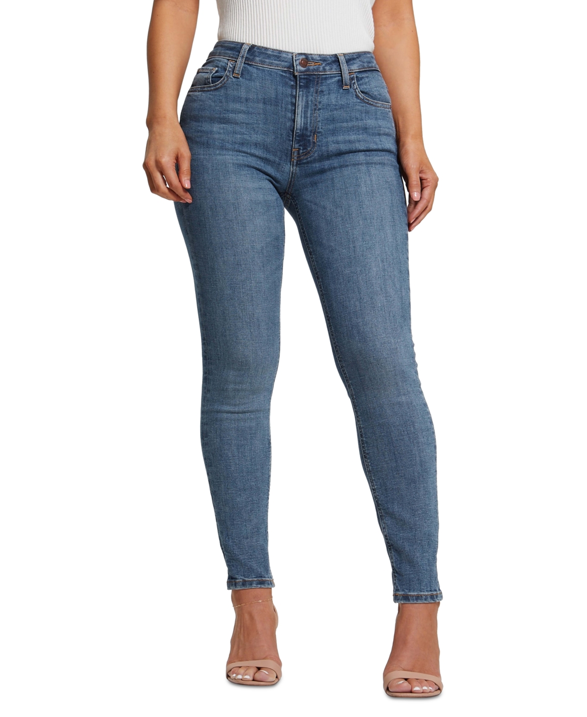 GUESS WOMEN'S ALPHA HIGH-RISE SKINNY JEANS
