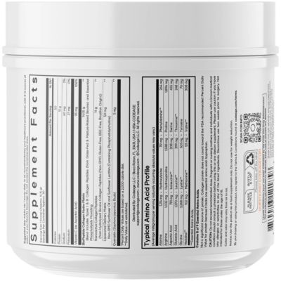 Liposomal Collagen Peptides Powder + Vitamin C & Quercetin Phytosome, Phospholipid Complex, Grass-Fed Pasture-Raised Hydrolyzed Collagen Type I & III Supplement All-in-One, Non-GMO, 14.97 oz