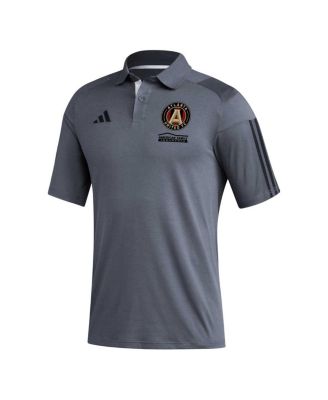 Men's Gray Atlanta United FC 2023 On-Field Training Polo Shirt