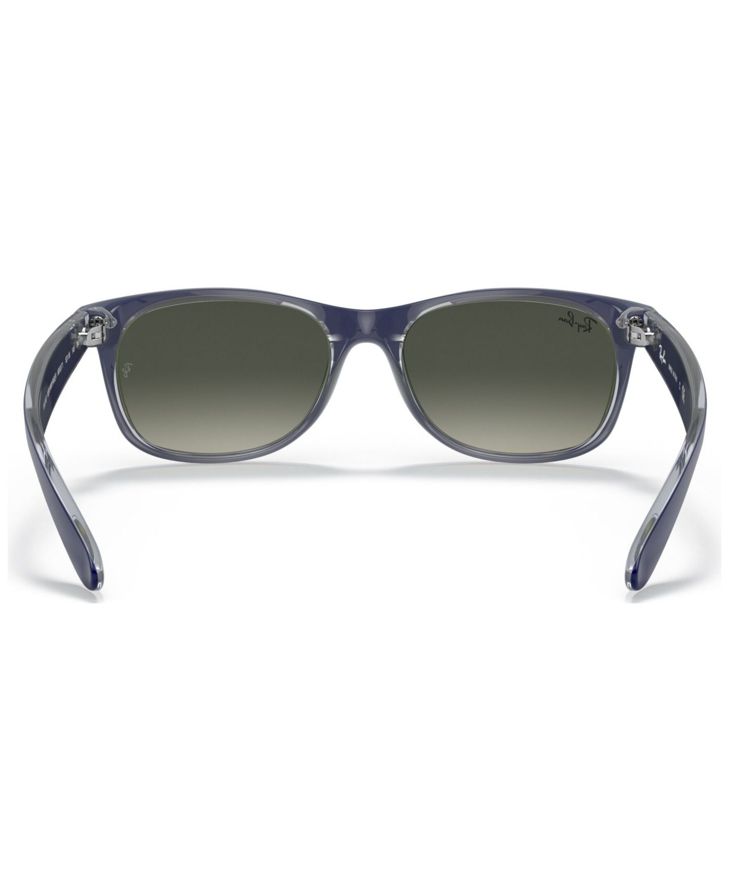 Солнцезащитные очки Ray-Ban Unisex New Wayfarer Gradient Sunglasses, RB2132, цвет: Синий / Зелёный градиентный — фото 5