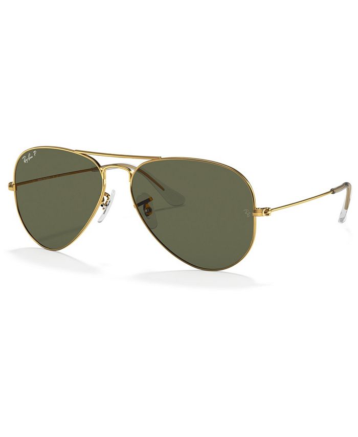 Ray-Ban Polarized Sunglasses, RB3025 AVIATOR CLASSIC & Reviews - Sunglasses  by Sunglass Hut - Handbags & Accessories - Macy's