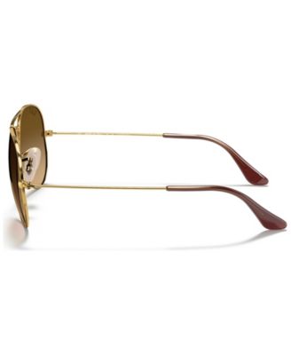 Unisex Polarized Aviator Classic Sunglasses, RB3025