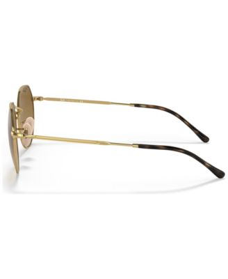 Unisex Geometric Metal Sunglasses, RB3565 JACK