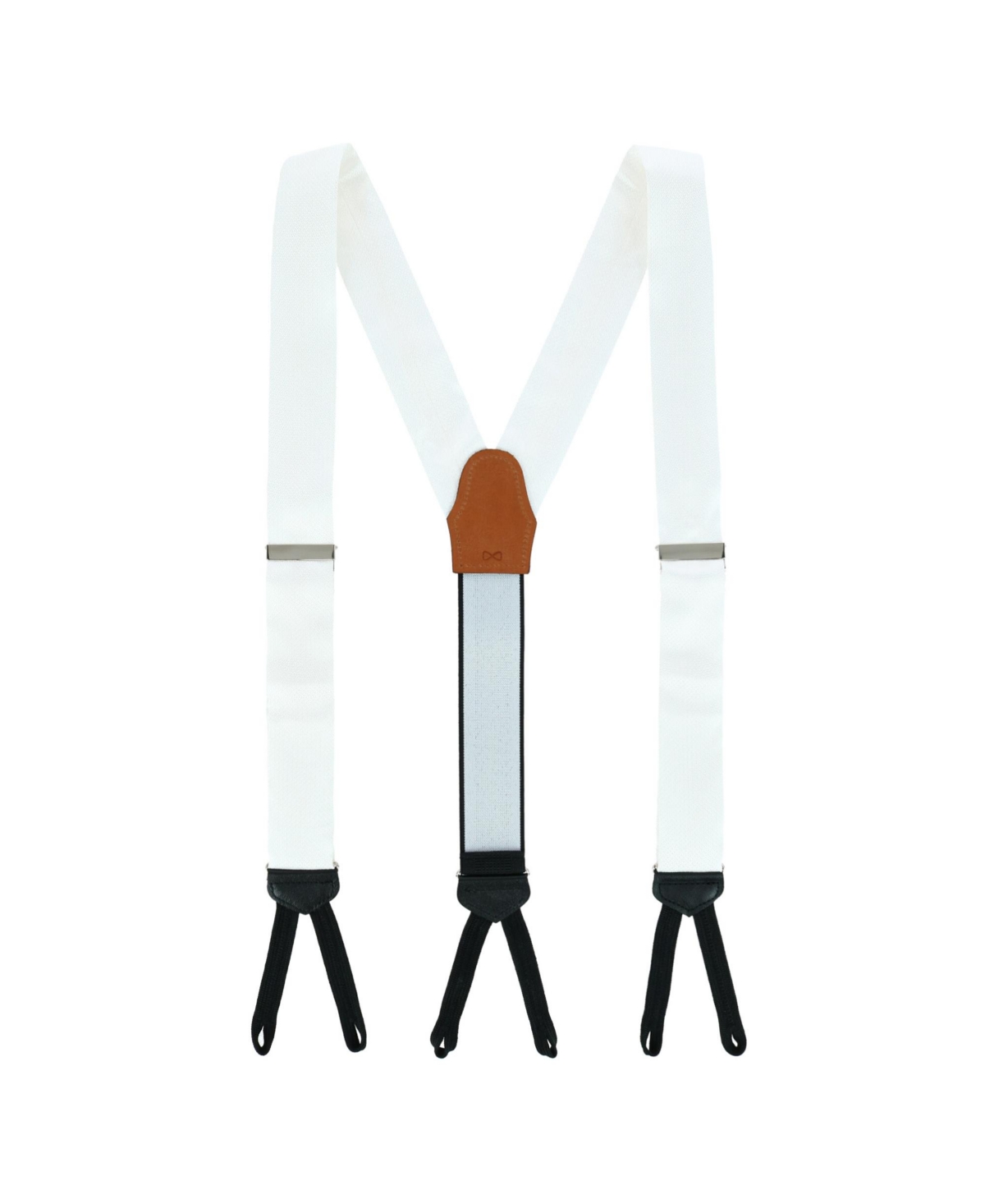 Trafalgar Men's The Monte Bello Interlocked Silk Formal Suspenders