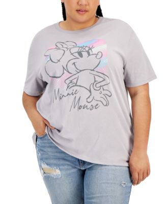 Disney - Trendy Plus Size Minnie Pop Sketch T-Shirt