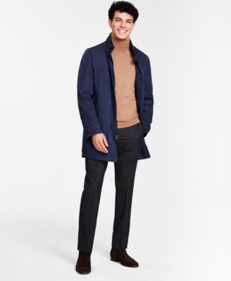 Men's water resistant overcoat online