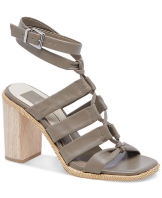 Dolce Vita - Women's Olema Strappy Block-Heel Gladiator Dress Sandals