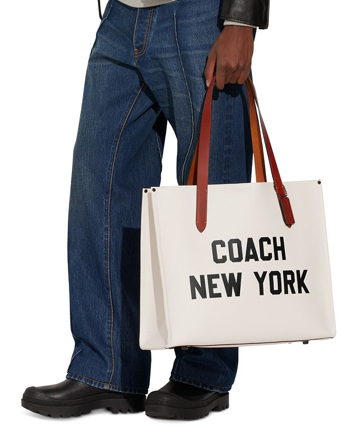 COACH Relay New York ExtraLarge Leather Tote Macy's