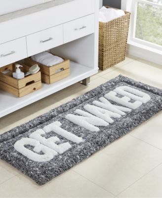 Get Naked Statement Bath Rug, 24" x 60"