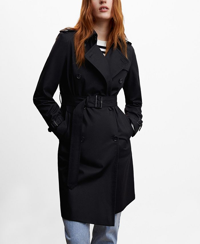Cotton Belted Trench Coat