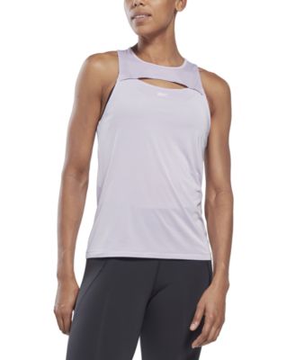 Reebok Women s ACTIVCHILL Keyhole Athletic Tank Top Macy s