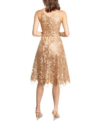 Dress the Population - Blair Lace Midi Dress