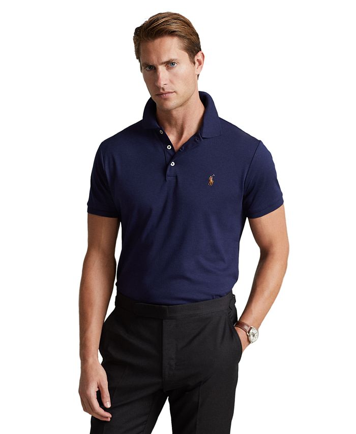 Relaxed Fit Cotton Sleep Short Navy/Polo Yellow S by Polo Ralph Lauren