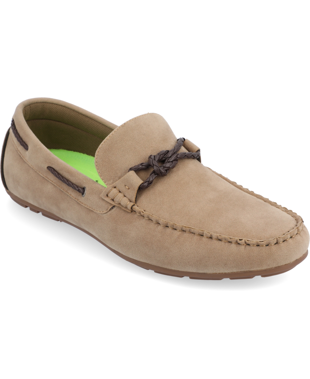 Vance Co. Tyrell Driving Loafer In Taupe