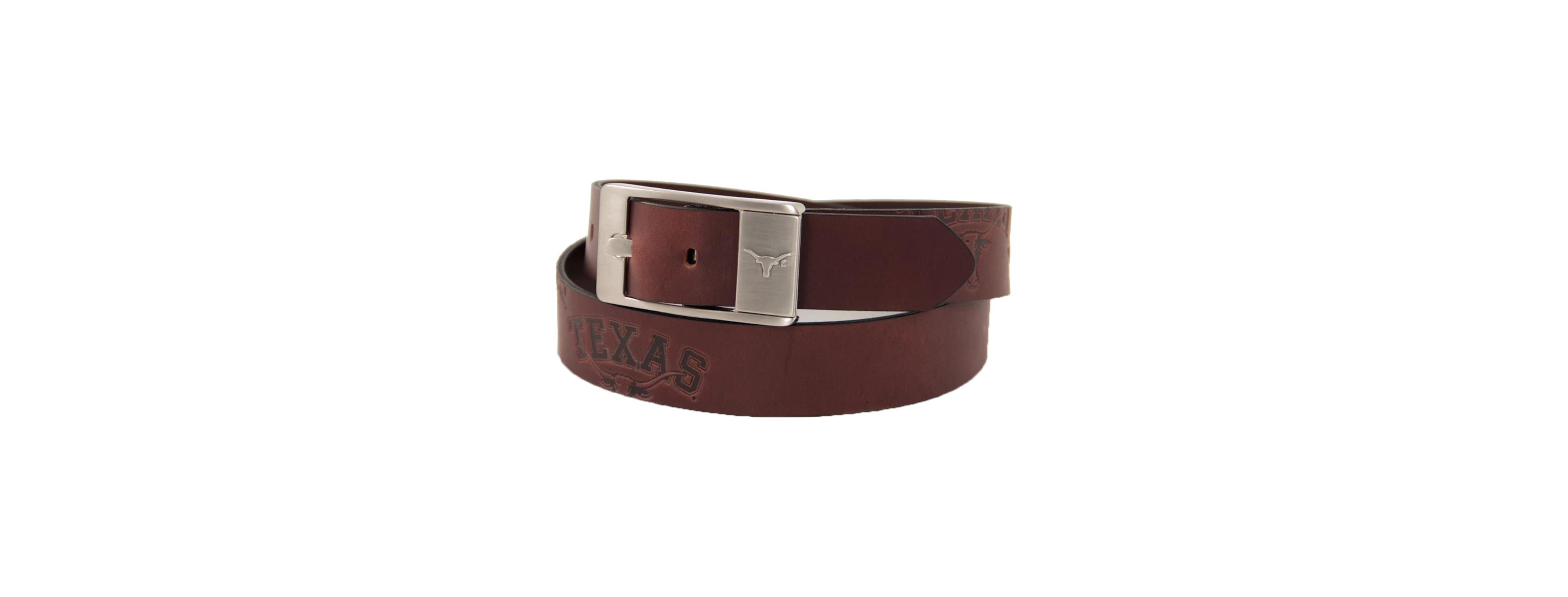 Men's Texas Longhorns Brandish Leather Belt