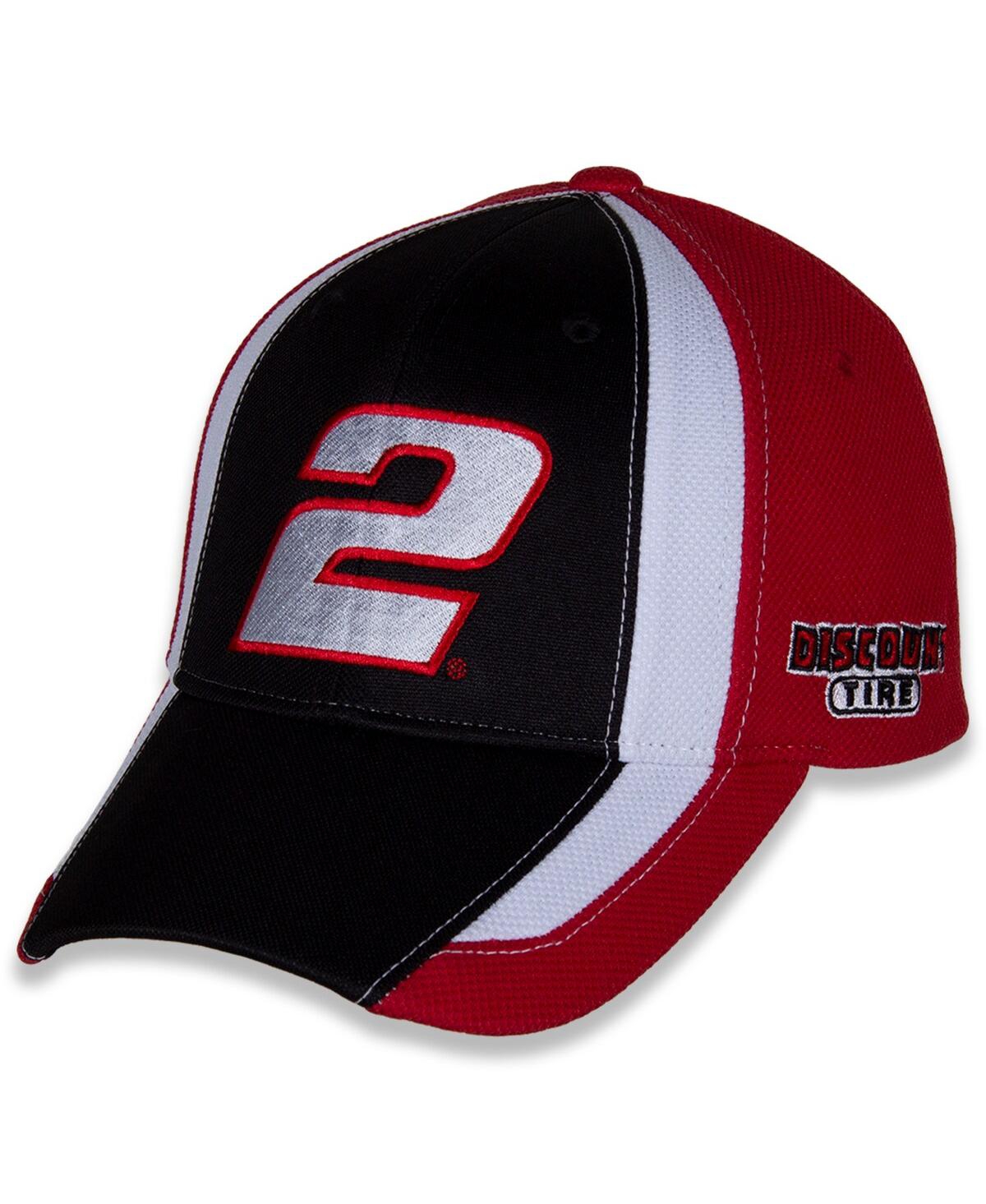 Team Penske Men's  Black, Red Austin Cindric Restart Adjustable Hat In Black,red