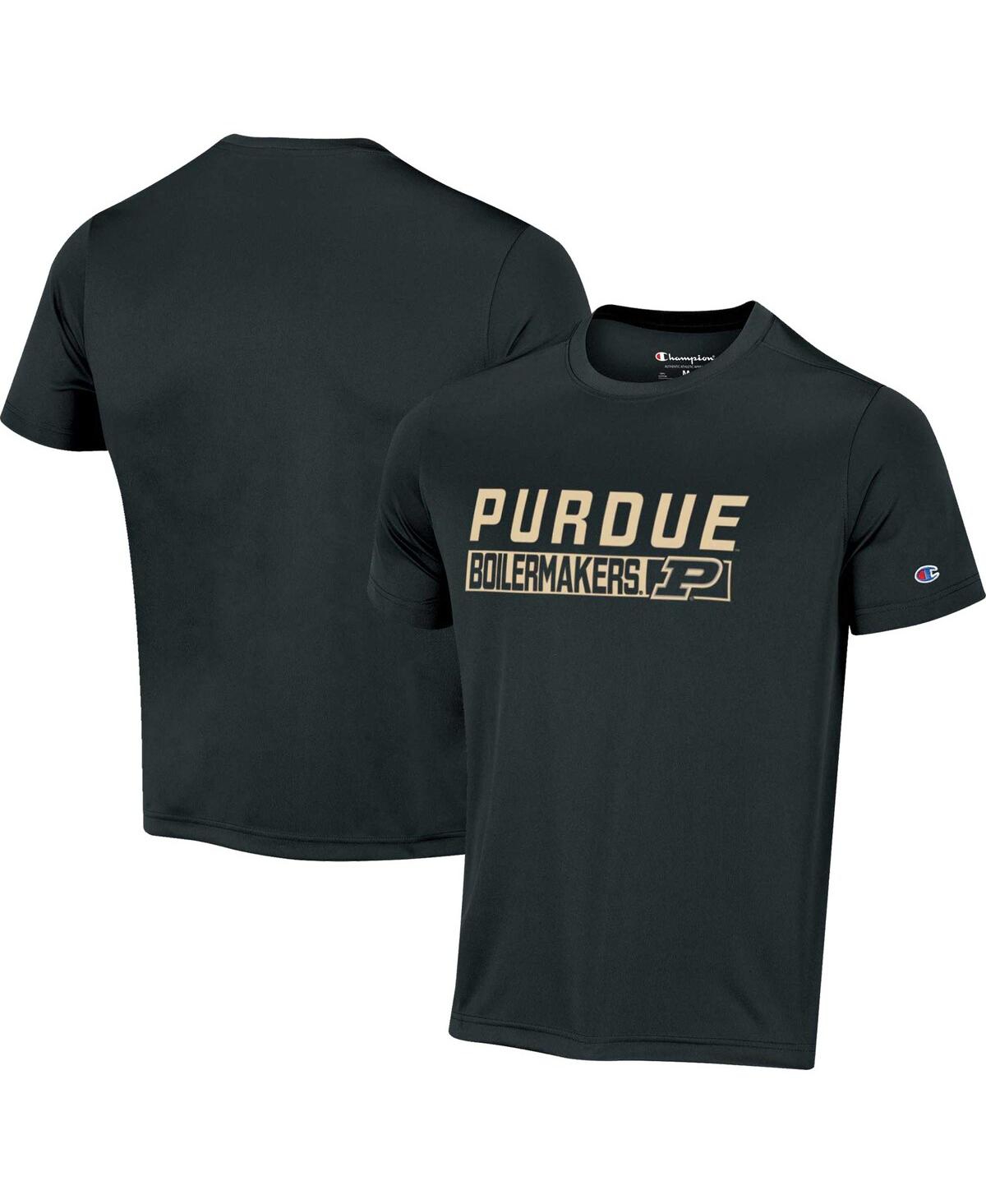 Champion Men's  Black Purdue Boilermakers Impact Knockout T-shirt