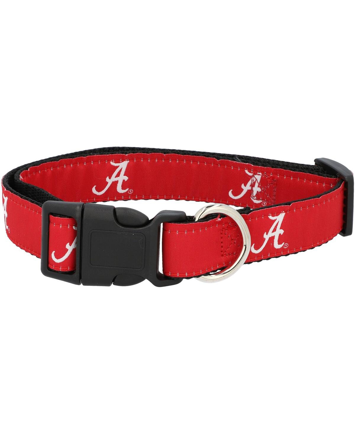 Alabama Crimson Tide 1" Regular Dog Collar - Crimson