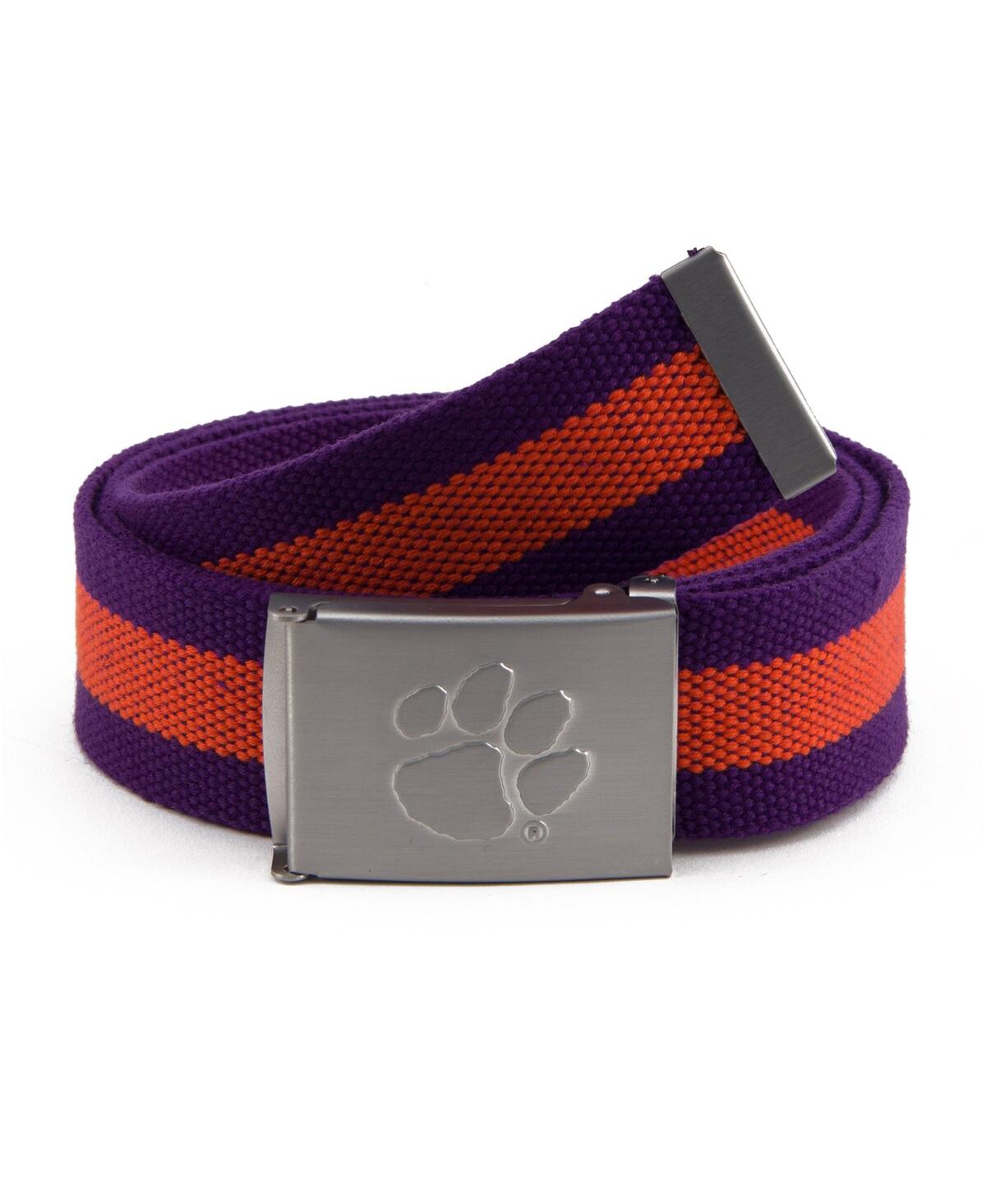 Men's Clemson Tigers Fabric Belt - Multi