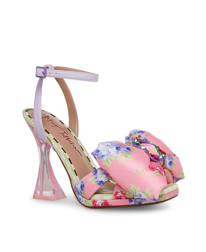 Floral print heels macy's outlet