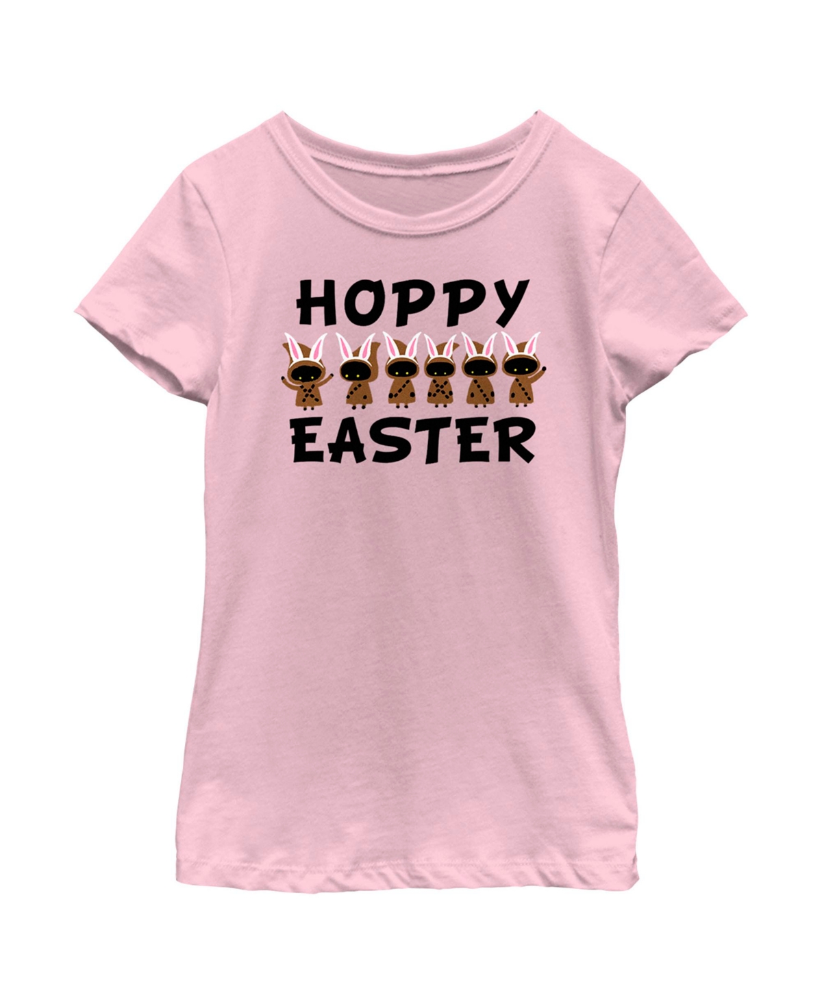 Disney Lucasfilm Girl's Star Wars Hoppy Easter From The Jawas Child T-shirt In Light Pink