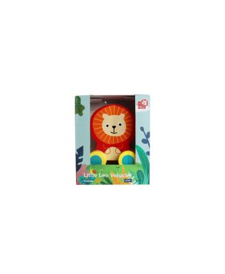 Wooden Little Leo Lion Vehicle Toy, Perfect Christmas or Birthday Present