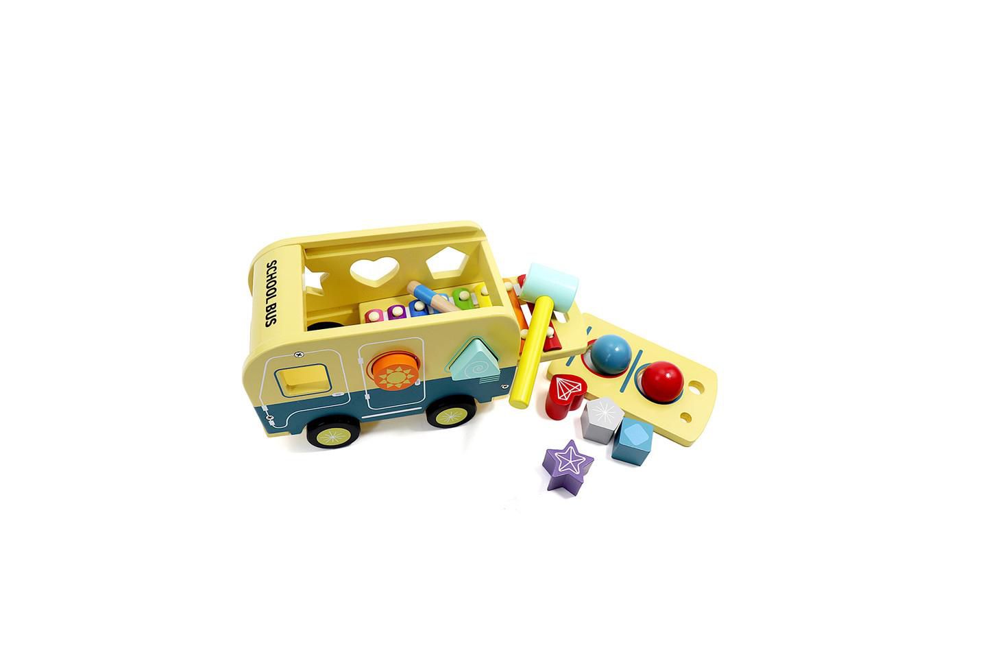 Детская игрушка Leo & Friends School Bus Pound Tap Bench — фото 3