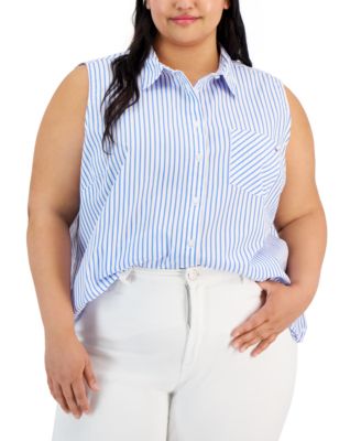 Tommy Hilfiger - Plus Size Cotton Floral Shirt