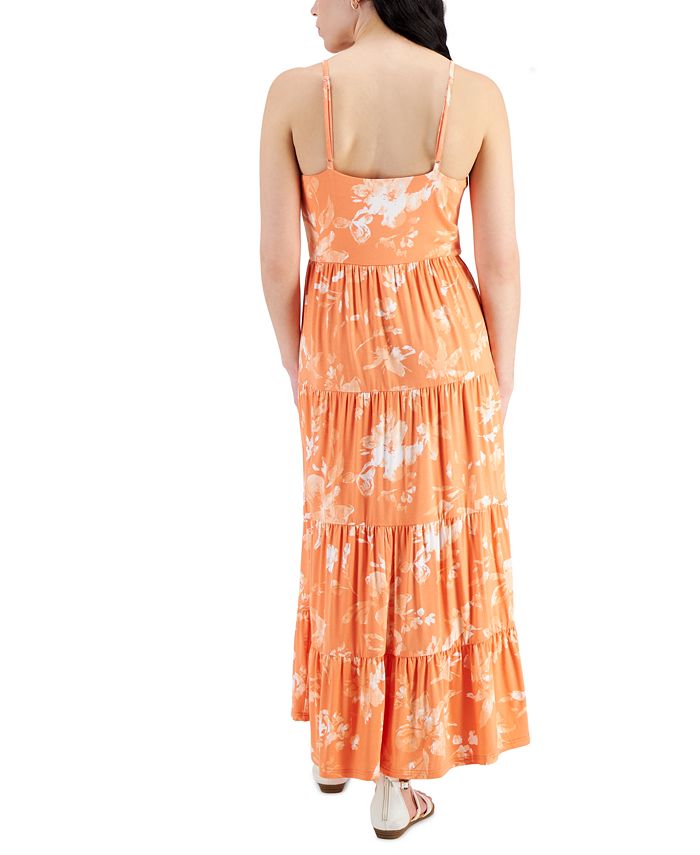 Tinsel Petite Tiered SpaghettiStrap Maxi Dress Macy's