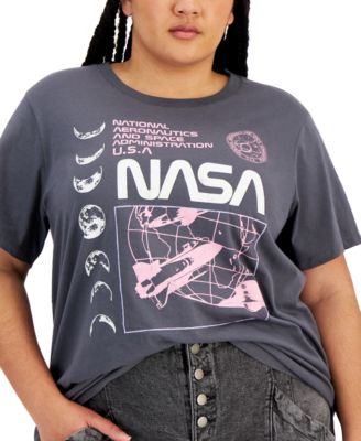 Grayson Threads Black - Trendy Plus Size NASA T-Shirt