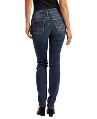 Suki Curvy Mid Rise Straight-Leg Jeans