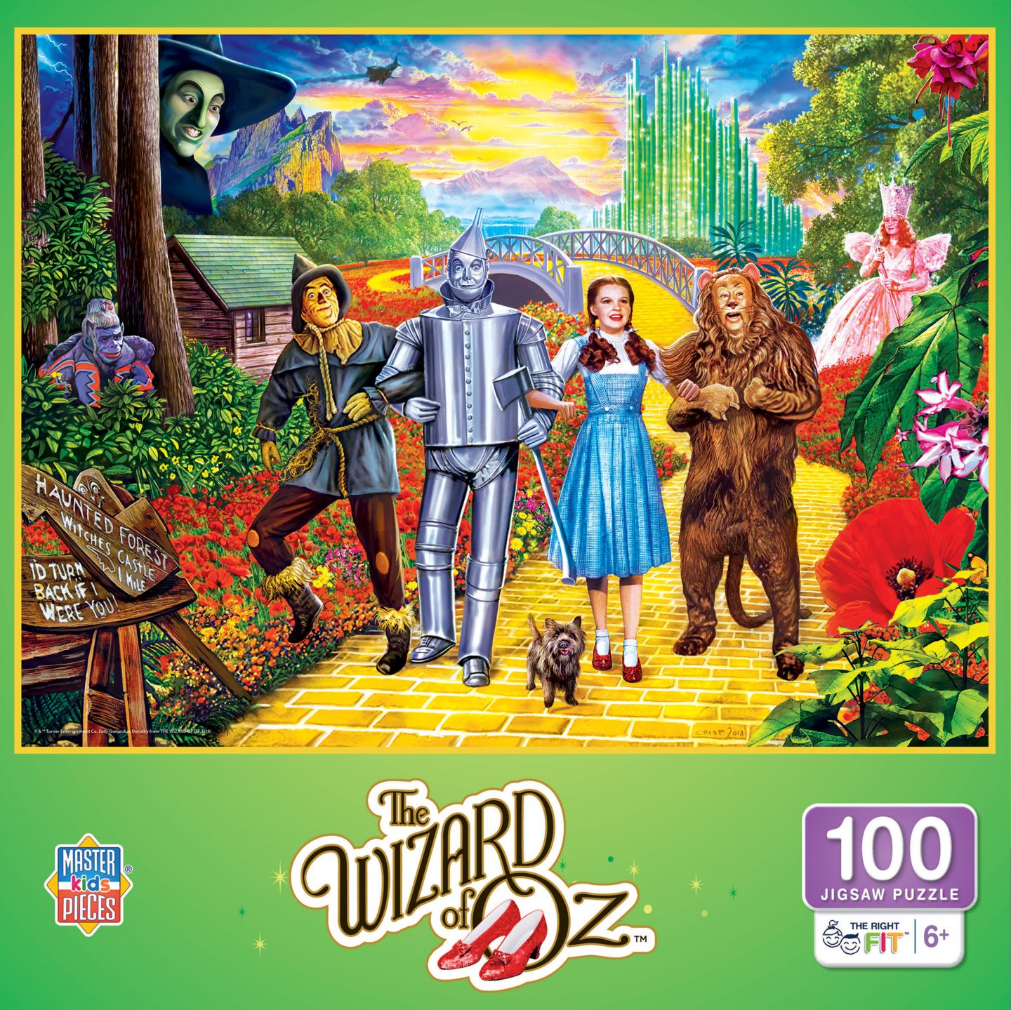 Детский пазл MasterPieces Puzzles The Wizard of Oz - 100 Piece Jigsaw Puzzle, цвет: Разноцветный — фото 1