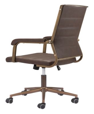 41" Steel, Polyurethane Auction Swivel Base Office Chair