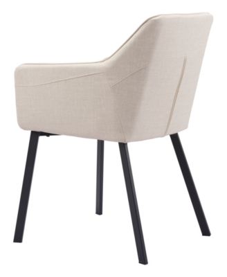 35" Steel, Polyester Adage Water Resistant Dining Chair