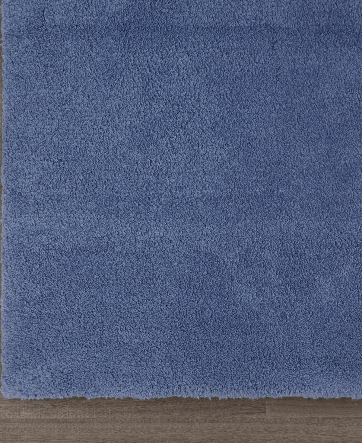 Madison Park Signature Marshmallow Contour Bath Rug, 20" X 24" In Blue