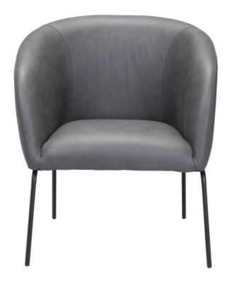 30" Steel, Polyester Quinten Boho Chic Accent Chair