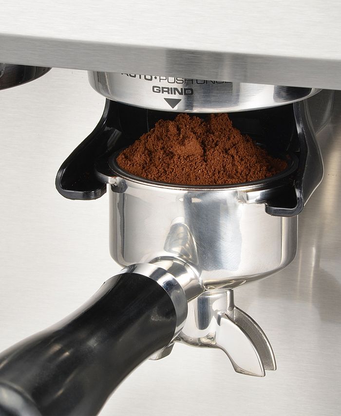 TRU 15Bar SemiAutomatic AllInOne Espresso Maker with Grinder and