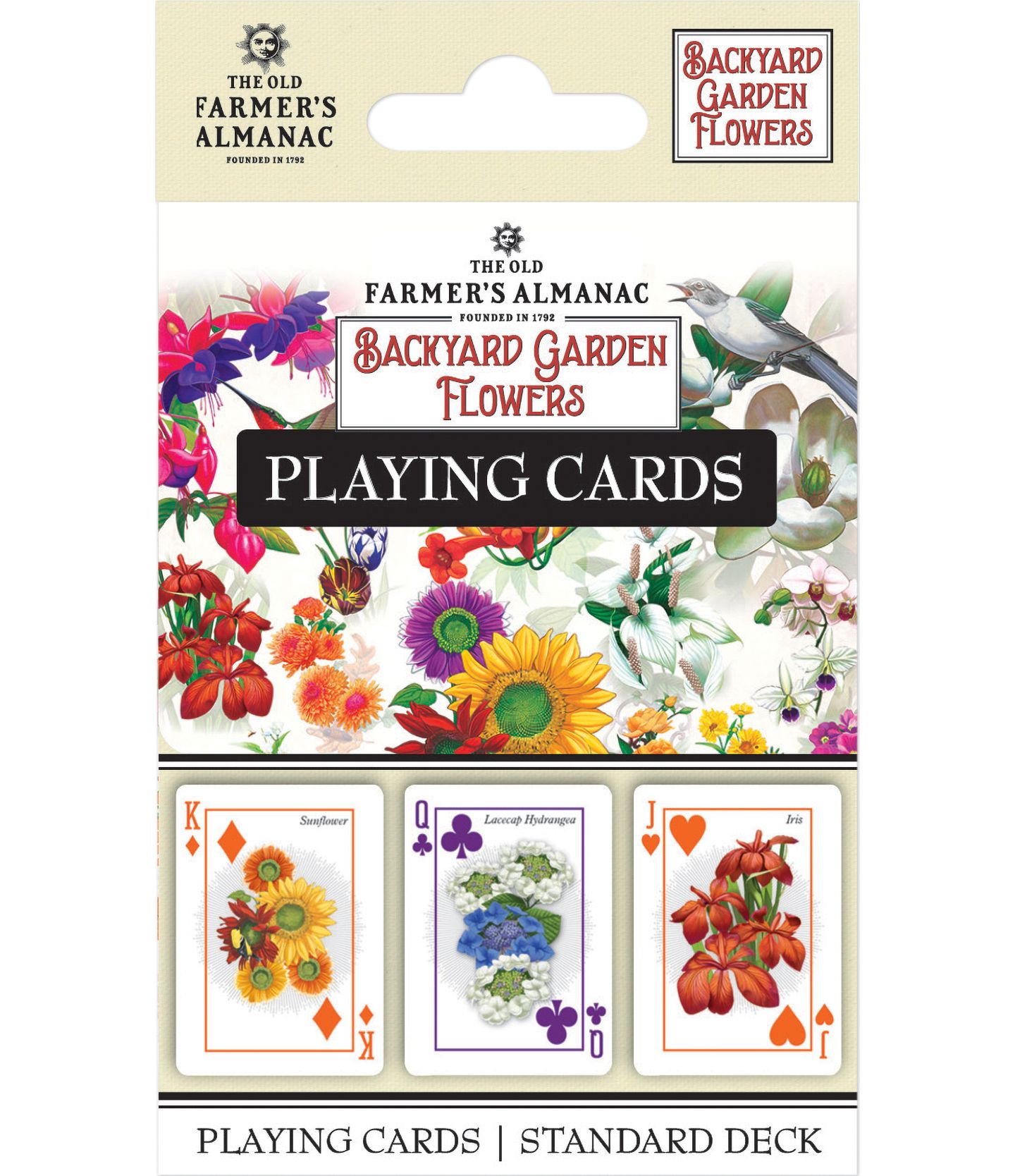 Детские игрушки MasterPieces Puzzles Officially Licensed Farmer's Almanac 54 Card Playing Cards, Ages 14+, цвет: Разноцветный — фото 1